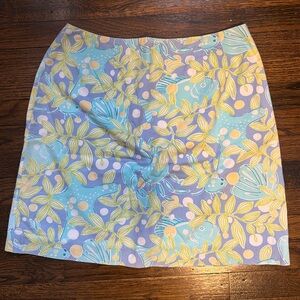 Lilly Pulitzer “Sweet Blue Crabby” Skirt